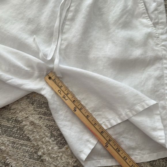 EILEEN FISHER Organic-Linen Long Shorts Size Medium - Picture 12 of 13